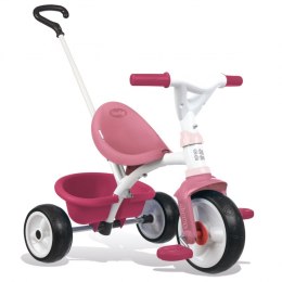 Rowerek dla dzieci z pedałami Trójkołowy Be Move Różowy Smoby