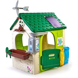 Domek ogrodowy dla dzieci Eco Karmnik Segregacja Odpadów Imitacja Panelu Słonecznego Feber