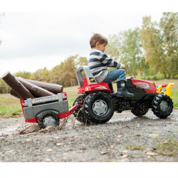 Traktor na pedały Przyczepa Junior 3-8 lat do 50kg Rolly Toys