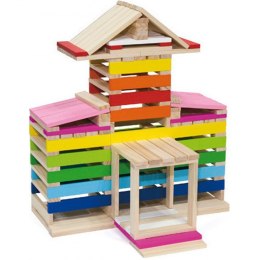 Viga Drewniane Klocki konstrukcyjne Budynki Viga Toys