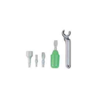 Ręczne Narzędzia 6 Elementów Śrubokręt Klucz - Tablica Naukowo-Edukacyjna Masterkidz STEM Masterkidz