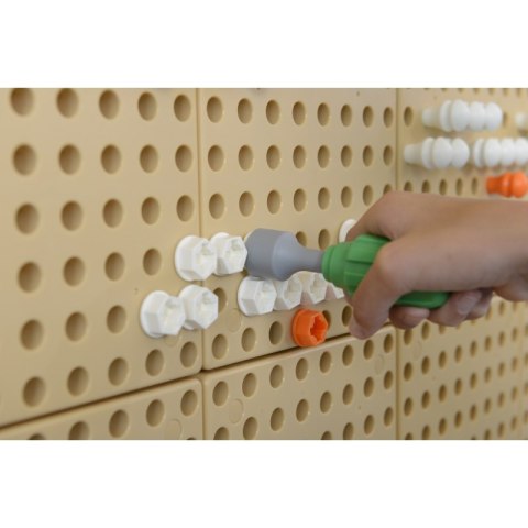 Ręczne Narzędzia 6 Elementów Śrubokręt Klucz - Tablica Naukowo-Edukacyjna Masterkidz STEM Masterkidz