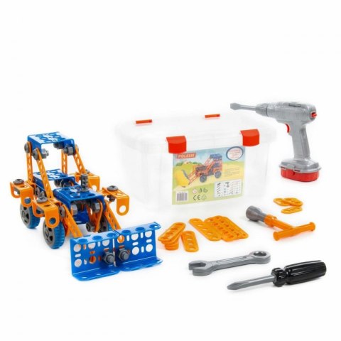 Zestaw Majsterkowicza "Super Mechanik" + Zestaw Narzędzi Klocki Konstrukcyjne "Wynalzca" Wader QT Polesie Wader Quality Toys