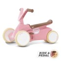 Gokart Jeździk Rowerek dla dzieci 2w1 Retro Pink BERG GO2