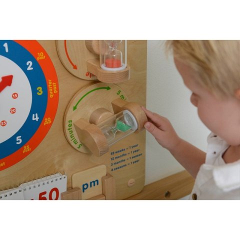 Nauka O Czasie Czytanie Godziny - Tablica Edukacyjna Masterkidz Masterkidz