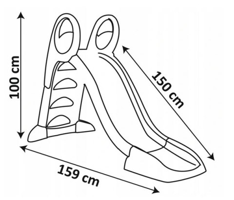 Smoby Zjeżdżalnia KS 150 cm WODA Anty UV Smoby