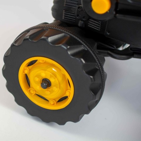 Duży Traktor dla Dzieci Na Pedały Spychacz Żółty Woopie Duży Traktor dla Dzieci Na Pedały Spychacz Żółty Woopie