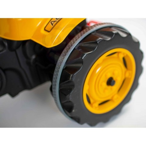 Duży Traktor dla Dzieci Na Pedały Spychacz Żółty Woopie Duży Traktor dla Dzieci Na Pedały Spychacz Żółty Woopie