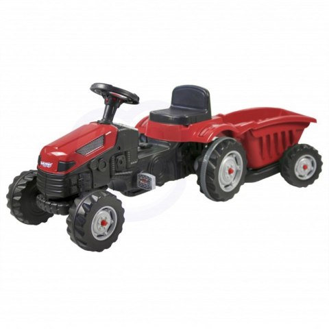 Traktor na Pedały Farmer GoTrac MAXI z Przyczepą Ciche Koła Woopie Traktor na Pedały Farmer GoTrac MAXI z Przyczepą Ciche Koła Woopie