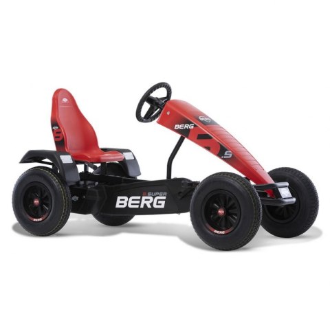 BERG Gokart na Pedały XL B.Super Red BFR Pompowane Koła od 5 lat do 100 kg