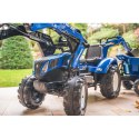 FALK Traktor dla dzieci New Holland z Maxi Przyczepą, ładowarkąi Łyżką od 3 lat