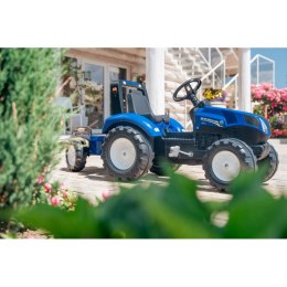 Traktor dla dzieci na Pedały New Holland Duży z Przyczepką od 3 lat FALK