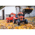 FALK Traktor dla Dzieci z Przyczepą Maxi i Łyżką KUBOTA