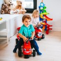 FALK Traktorek Baby Case IH Ride-On Czerwony z Przyczepką + akc. od 12 miesięcy