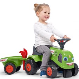 Traktorek jeździk dla dzieci Baby Claas Zielony z Przyczepką + akc. od 1 roku FALK