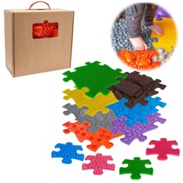 Mata Sensoryczna Ortopedyczna Puzzle 7 el. + 4 małe