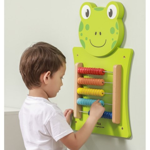 Drewniane Liczydło edukacyjne Żabka Viga Toys Viga Toys Drewniane Liczydło edukacyjne Żabka Viga Toys Viga Toys