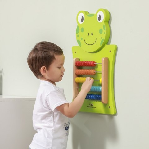 Drewniane Liczydło edukacyjne Żabka Viga Toys Viga Toys Drewniane Liczydło edukacyjne Żabka Viga Toys Viga Toys