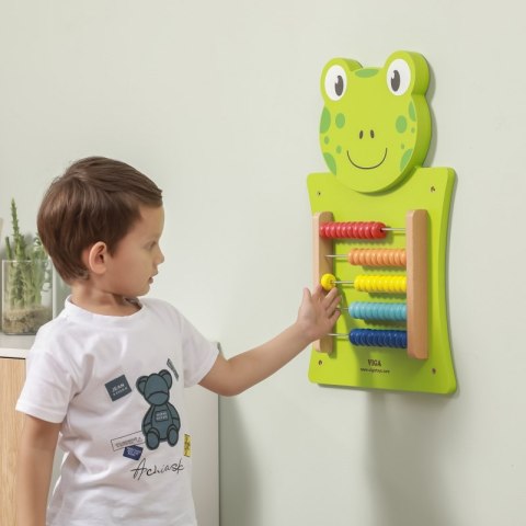 Drewniane Liczydło edukacyjne Żabka Viga Toys Viga Toys Drewniane Liczydło edukacyjne Żabka Viga Toys Viga Toys
