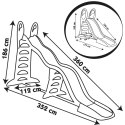 Zjeżdżalnia dla Dzieci Megagliss Duża 2w1 Ślizg 360 cm Smoby