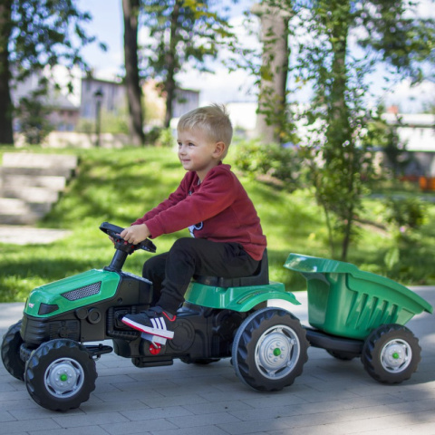 Traktor dla dzieci na Pedały Farmer GoTrac Ciągnik Ciche Koła Woopie