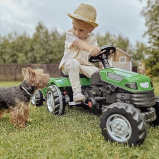 Traktor dla dzieci na Pedały z Przyczepą Farmer GoTrac MAXI Ciche Koła