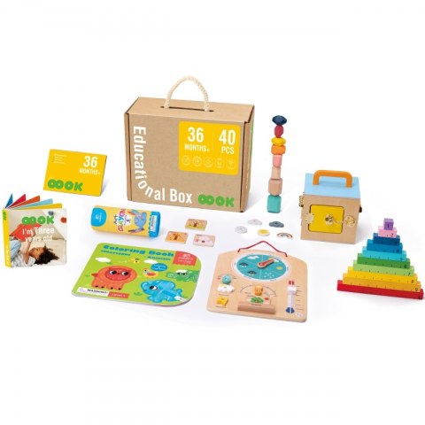 Edukacyjne Pudełko na prezent dla Dzieci 6w1 od 3 Lat Tooky Toy Edukacyjne Pudełko na prezent dla Dzieci 6w1 od 3 Lat Tooky Toy