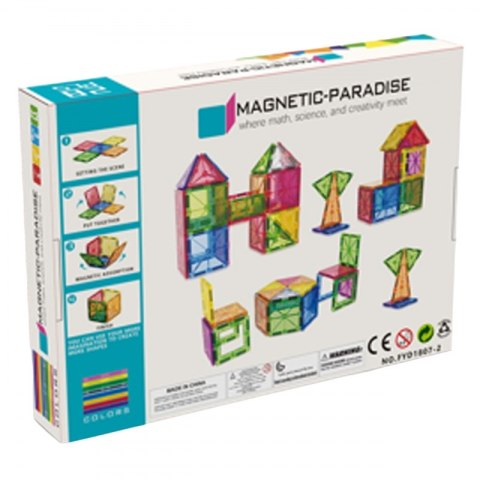 WOOPIE Magnetyczne Klocki Konstrukcyjne Montessori 3D WOOPIE Magnetyczne Klocki Konstrukcyjne Montessori 3D