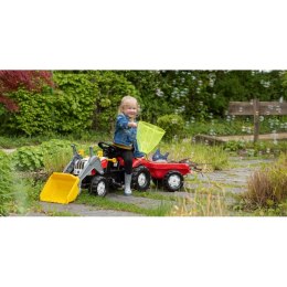 Rolly Toys rollyKid Traktor na pedały STEYR czerwony z łyżką i przyczepą Rolly Toys