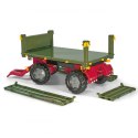 Rolly Toys rollyTrailer Przyczepa Rolly Multi dwuosiowa zielona Rolly Toys