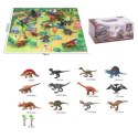 WOOPIE Zestaw XL Figurki Dinozaury + Kuferek + Mata