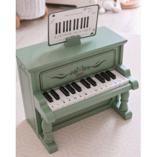 Śliczne Pianinko Vintage instrument dla dzieci + Książeczka do Nauki CLASSIC WORLD P