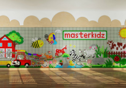 MASTERKIDZ Panel Ścienny Tablica Naukowa Kreatywna STEM Tablica na zewnątrz Outdoor Zestaw 2szt Masterkidz