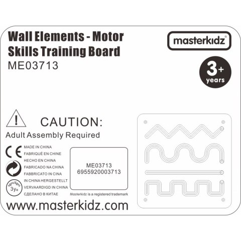 MASTERKIDZ Tablica Przesuwna Mała Motoryka Masterkidz