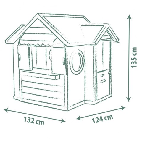 Smoby Domek Szefa Kuchni dla Dzieci na Podwórko Ogród