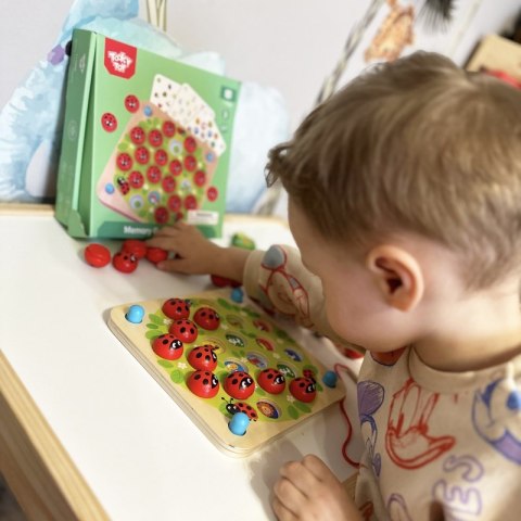 WOOPIE GREEN Memory Drewniana Gra Pamięciowa Edukacyjna Układanka Biedronka WOOPIE GREEN Memory Drewniana Gra Pamięciowa Edukacyjna Układanka Biedronka
