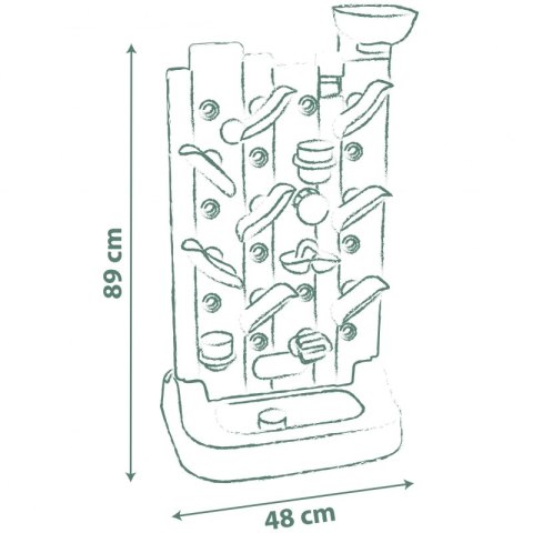 Smoby Ścianka Aktywności dla Dzieci Zabawka na Podwórko Ogród Dom