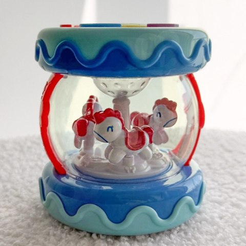 WOOPIE Bębenek Pozytywka ze Światłem Zabawka Muzyczna dla Niemowląt