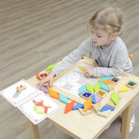 MASTERKIDZ Układanka Mozaika Nauka Kolorów i Kształtów Tangram Masterkidz