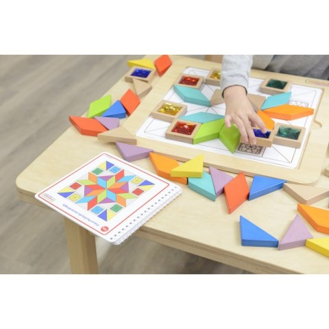 MASTERKIDZ Układanka Mozaika Nauka Kolorów i Kształtów Tangram Masterkidz