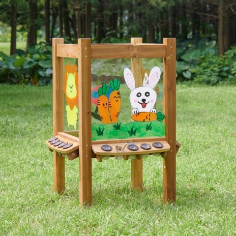 MASTERKIDZ 4 Stronna Tablica Przezroczysta Akrylowa Do Malowania MASTERKIDZ 4 Stronna Tablica Przezroczysta Akrylowa Do Malowania