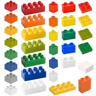 Zestaw Klocków Konstrukcyjnych Klocki STEM 563 el. do Tablic MASTERKIDZ