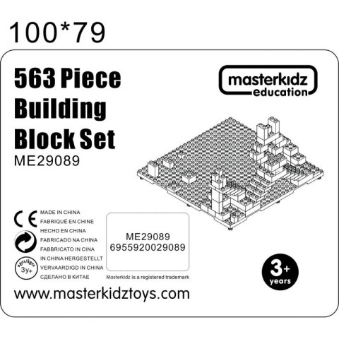 Zestaw Klocków Konstrukcyjnych Klocki STEM 563 el. do Tablic MASTERKIDZ Zestaw Klocków Konstrukcyjnych Klocki STEM 563 el. do Tablic MASTERKIDZ