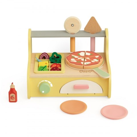 CLASSIC WORLD Drewniany Piec do Pizzy zabawka Oven Pizza 3+ FSC CLASSIC WORLD Drewniany Piec do Pizzy zabawka Oven Pizza 3+ FSC