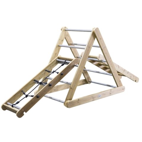 Drewniany Plac Zabaw XL Zestaw Drabinka Montessori do Wspinaczki CLASSIC WORLD EDU