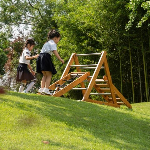 Drewniany Plac Zabaw XL Zestaw Drabinka Montessori do Wspinaczki CLASSIC WORLD EDU