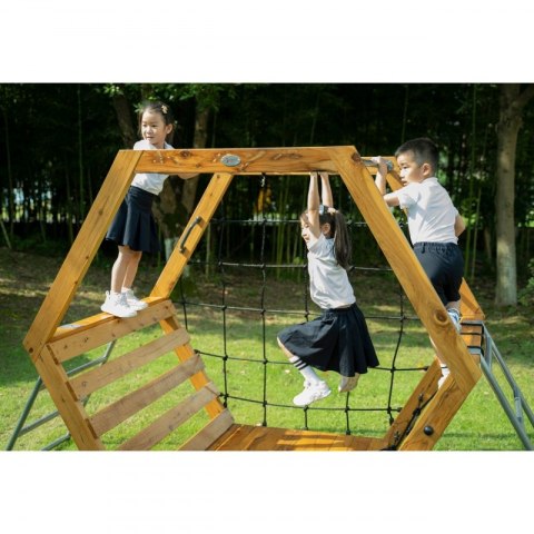 Drewniany Plac Zabaw XXL Zestaw do Wspinaczki Heksagonalny CLASSIC WORLD EDU Drewniany Plac Zabaw XXL Zestaw do Wspinaczki Heksagonalny CLASSIC WORLD EDU