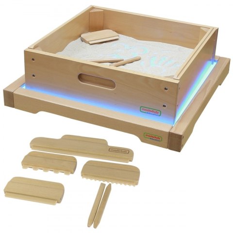 Rama Sensoryczna Panel LED + Zestaw Akcesoriów Do Zabawy w Piasku MASTERKIDZ / szkoły przedszkola Rama Sensoryczna Panel LED + Zestaw Akcesoriów Do Zabawy w Piasku MASTERKIDZ / szkoły przedszkola
