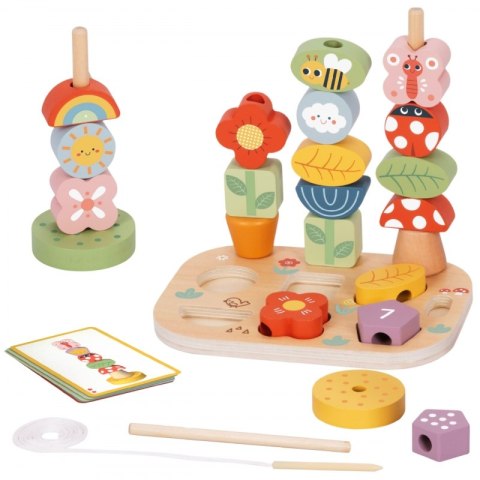 TOOKY TOY Box Edukacyjny 5 w1 Magiczny Ogród Montessori TOOKY TOY Box Edukacyjny 5 w1 Magiczny Ogród Montessori
