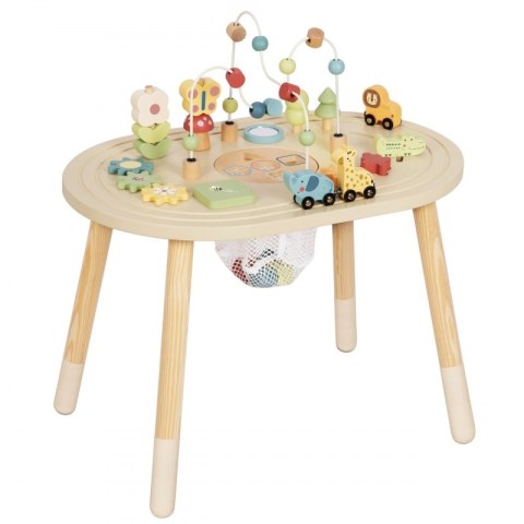 TOOKY TOY Drewniany Stolik Aktywności Safari TOOKY TOY Drewniany Stolik Aktywności Safari